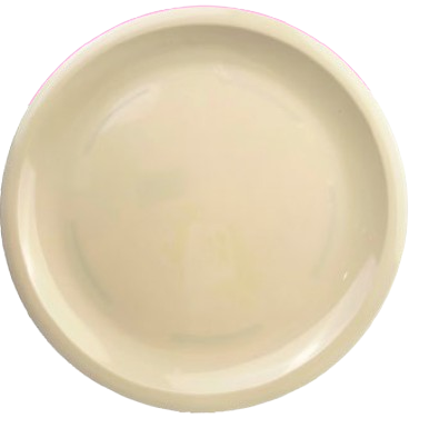 MELAPLAST PLATO EXTENDIDO 8.5" BEIGE [YULIANA]