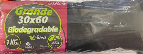 BOLSA CAMISETA AD GRANDE NEGRA