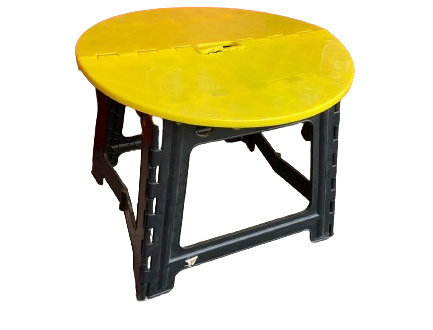 MESA PLEGABLE REDONDA [TECNOPLAST]