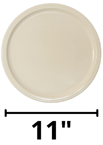 PLATO TRINCHE   11"  MELAMINA  BEIGE [TAVOLA]