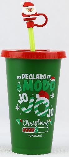 VASO 16OZ NAVIDEÑO VERDE [YGA]