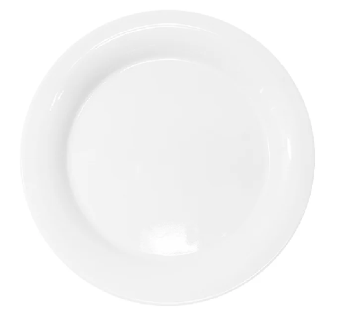 PLATO TRINCHE HORECA 9''  MELAMINA  BLANCA [TAVOLA]