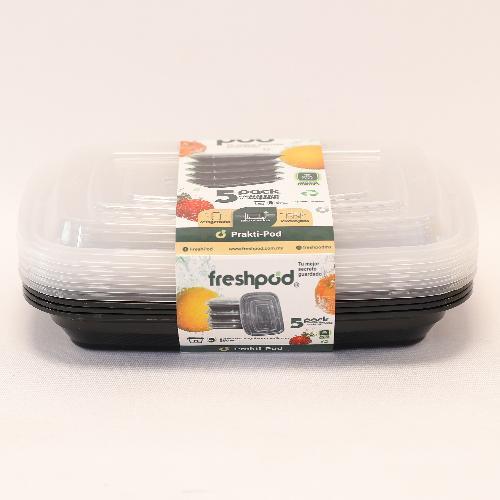 Set 5 Contenedores C/Tapa Praktipod #5C500 [Fresh]