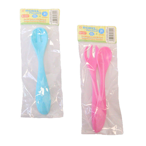 Set Cuchara Y Tenedor Colores [Boris]
