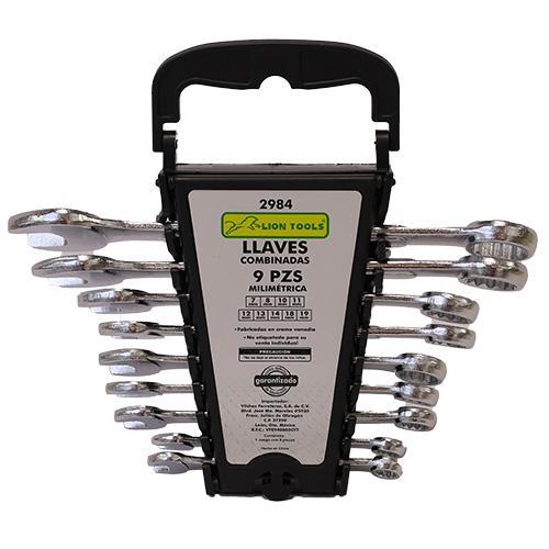 Llave Combinada 9 Pzs Mm [Lion Tools]