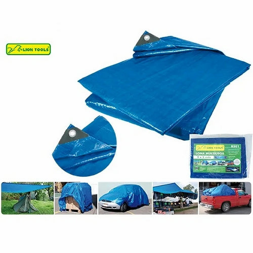 Lona Azul 4 X 4 Metros [Lion Tools]
