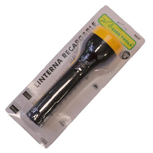Linterna Recargable 3W 1Led Amarilla [Lion Tools]