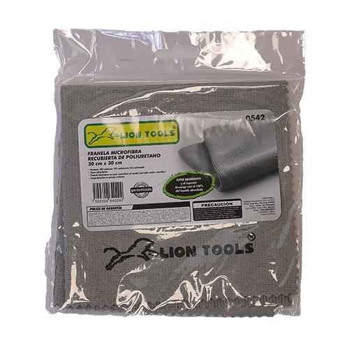 Franela Microfibra Recubierta De Pu 30 X 30 Cm[Lion Tools]
