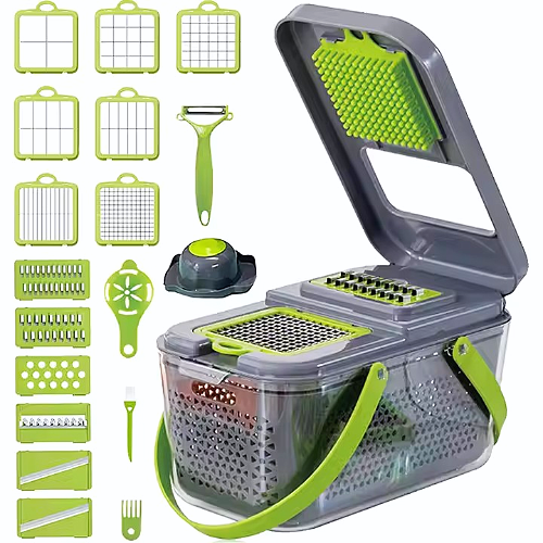 CORTADORA DE VERDURAS SET 22 PCS [IMP]