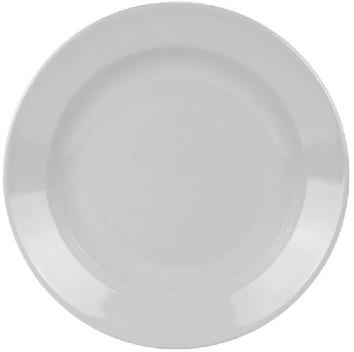  PLATO SOPERO DE 7.5''  MELAMINA BLANCA DOMESTICA [TAVOLA]