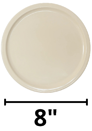 PLATO TRINCHE DE 8"  MELAMINA BEIGE [TAVOLA]