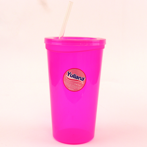 Vaso Orlando 1L Colors C/Popote [Yuliana]