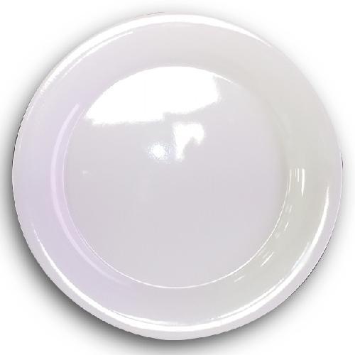 PLATO TRINCHE 9" MELAMINA BLANCA [TAVOLA]