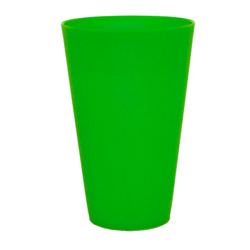 VASO ITALY MEDIANO 16OZ VERDE [GONHERRPLAST]