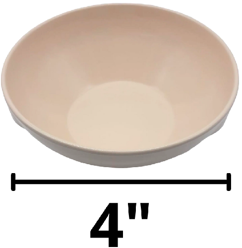 BOWL/TAZON CONICO 4" (10CMS) MELAMINA BEIGE [TAVOLA]