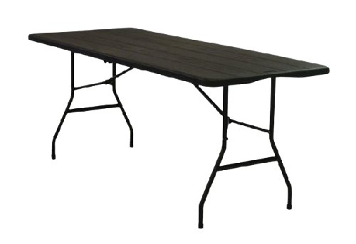 MESA PLEGABLE NEGRO 180X74 [GREENLAND]