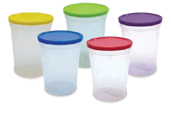 HERMETICO REDONDO AQUA DE 1 LT [KAIZENWARE]
