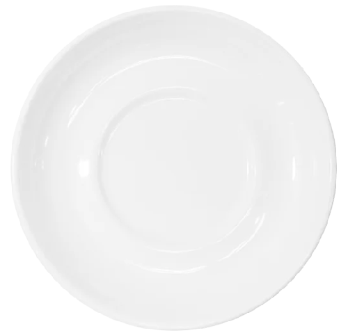 PLATO PARA TAZA DE 5.5" MELAMINA BLANCA [TAVOLA]