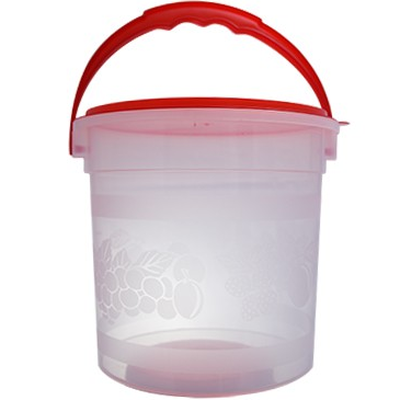 CUBETA HUEVERA C/TAPA 3L. NAT [FERPLAST]