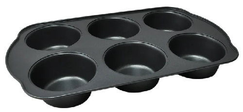 MOLDE PARA HORNEAR 6 MUFFIN 26.7 CM X 18.4 CM X 3 CM [TAVOLA]