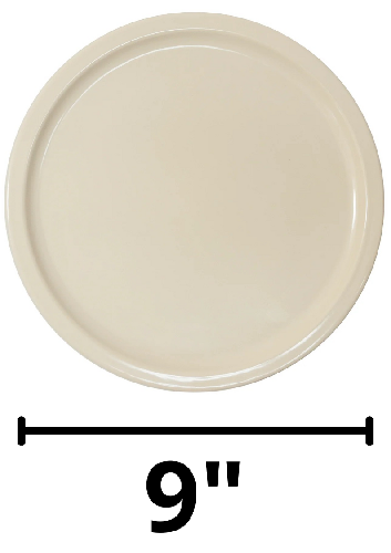 PLATO TRINCHE 9"  MELAMINA BEIGE  [TAVOLA]