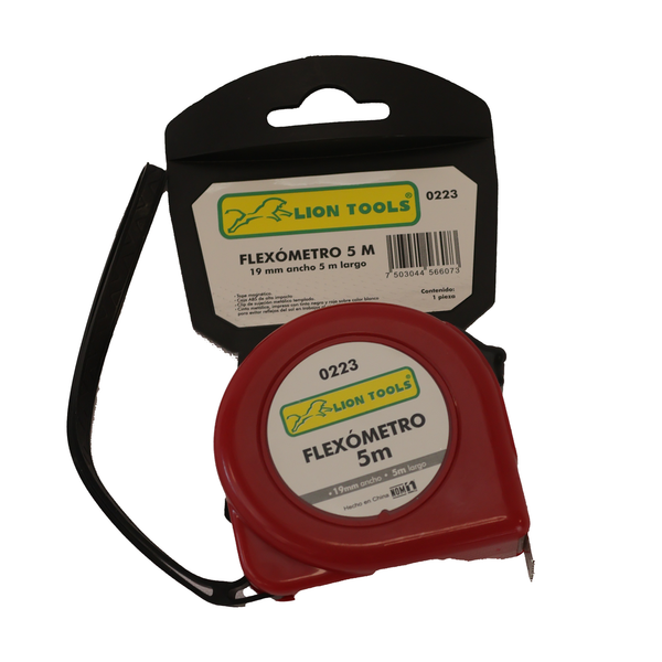 FLEXOMETRO 5 MTS [LION TOOLS]