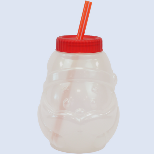 SANTA PET 1 LT C/TAPA Y POPOTE [LEOPLASTIC]