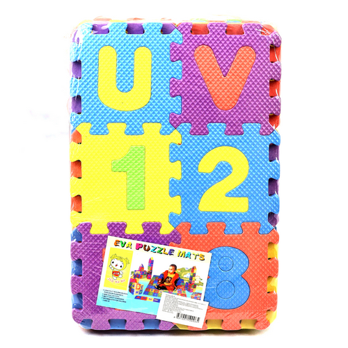 TAPETE FOMI NUMEROS Y LETRAS