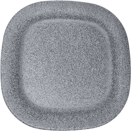 PLATO CUADRADO DE 20 CM MEL GRIS [TAVOLA]