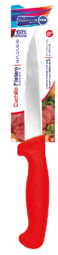 CUCHILLO FILETERO 6" CACHA COLORES [YULIANA]