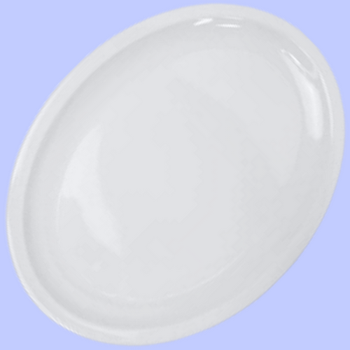 PLATO OVALADO  13.5" MELAMINA BLANCA DOMESTICA [TAVOLA]