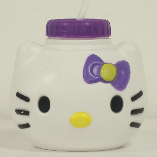 CABEZA KITTY 1 L CON TAPA Y POPOTE [LEOPLASTIC]