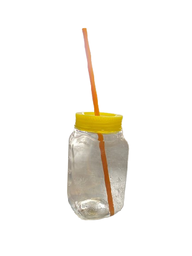DRINKING 600ML C/TAPA Y POPOTE COLORES [i]