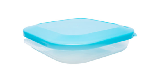 RECIPIENTE CUADRADO CH 550 ML NATURAL [GONHERRPLAST]