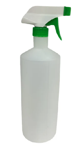 ATOMIZADOR CON ENVASE CILINDRICO  LISO 1 LITRO  [PLASTISPRAYING]