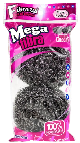 FIBRAZUL MEGA 2PZS ACERO INOXIDABLE YULIANA