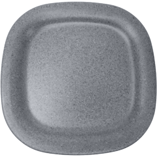 PLATO CUADRADO DE 25.5 CM MEL GRIS [TAVOLA]