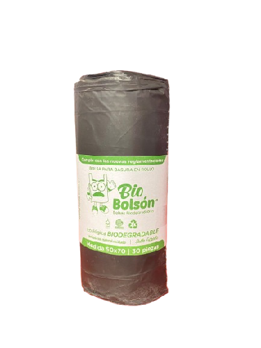 BOLSA PARA BASURA EN ROLLO 50X70 BIO BOLSON