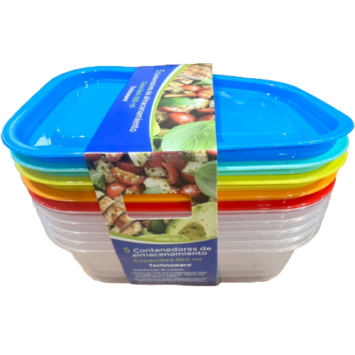 JUEGO C/ CONTENEDORES 850 ML [ANDROMEDA]