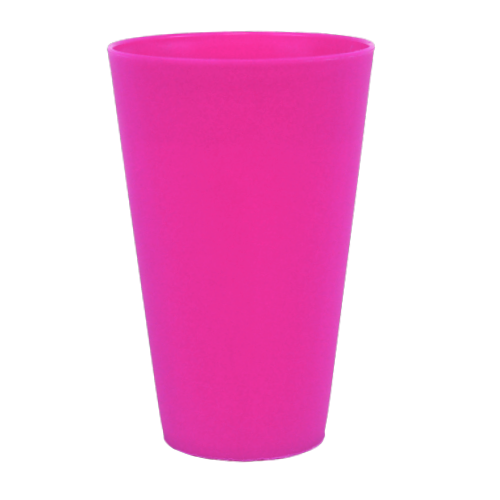 VASO ITALY MEDIANO 16OZ FIUSHA [GONHERRPLAST]
