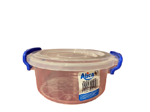 RECIPIENTE MULTICRISTAL REDONDEO DE 600ML [ALICA]
