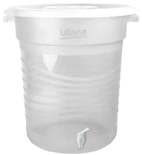 BOTE ACAPULCO NATURAL 40L CON LLAVE YULIANA